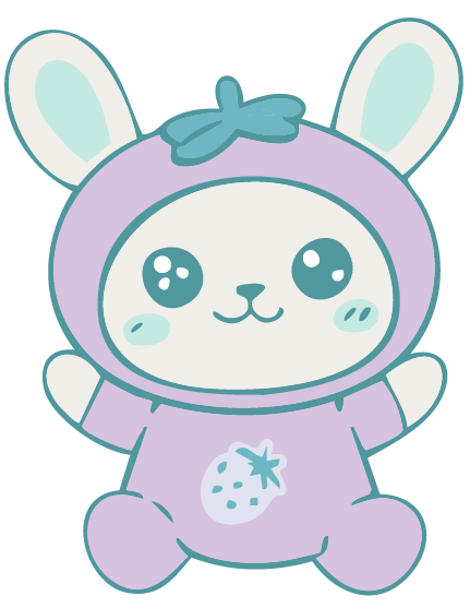 Rumble bunny mascot